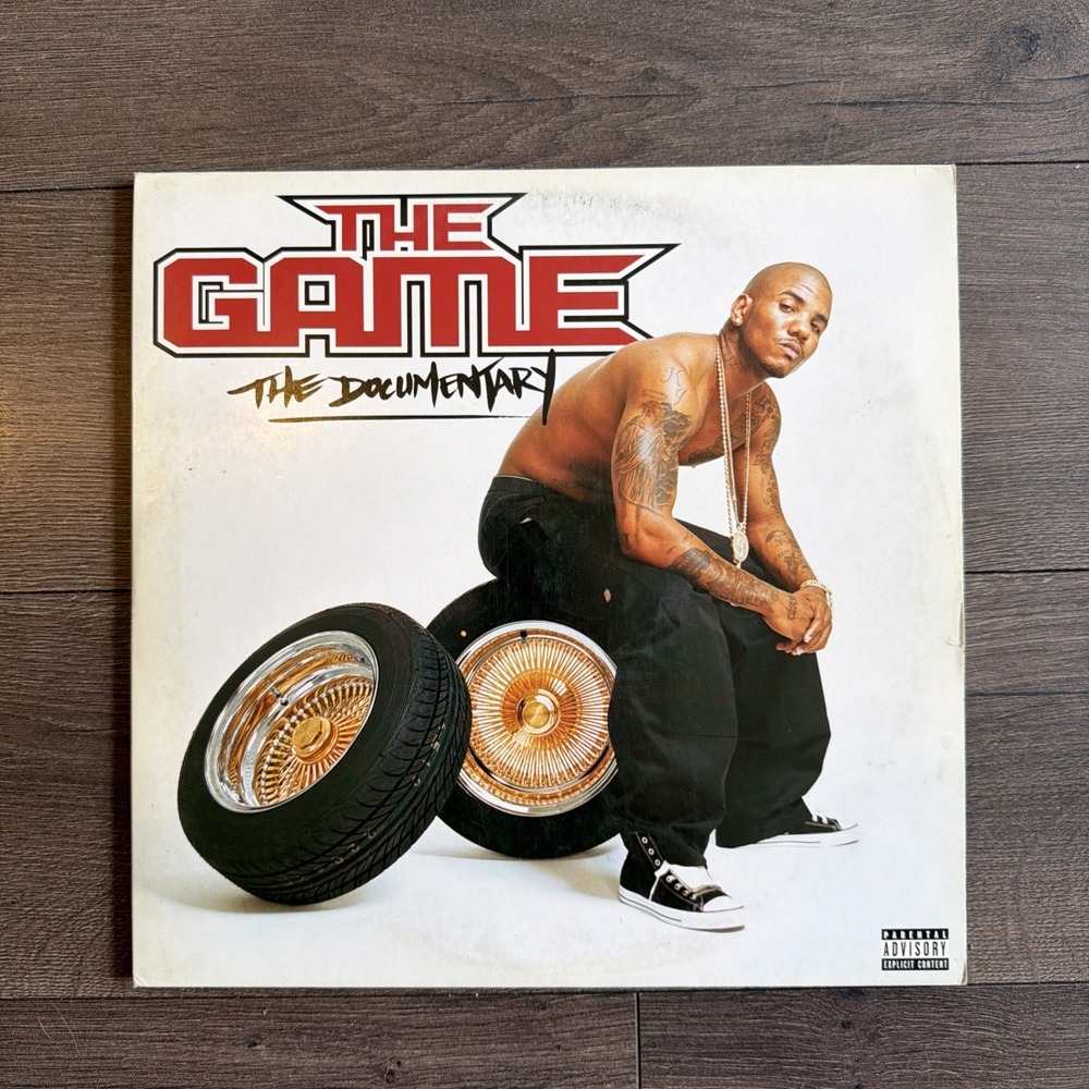 The Game "The Documentary" Rap Hip Hop 2xLP Aftermath/G Unit VG